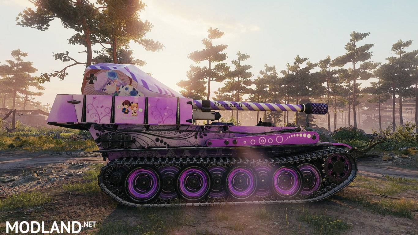 Anime Skin New Game (G.W.Panther) Tier 7 0.1 [1.0.1.1] - WoT